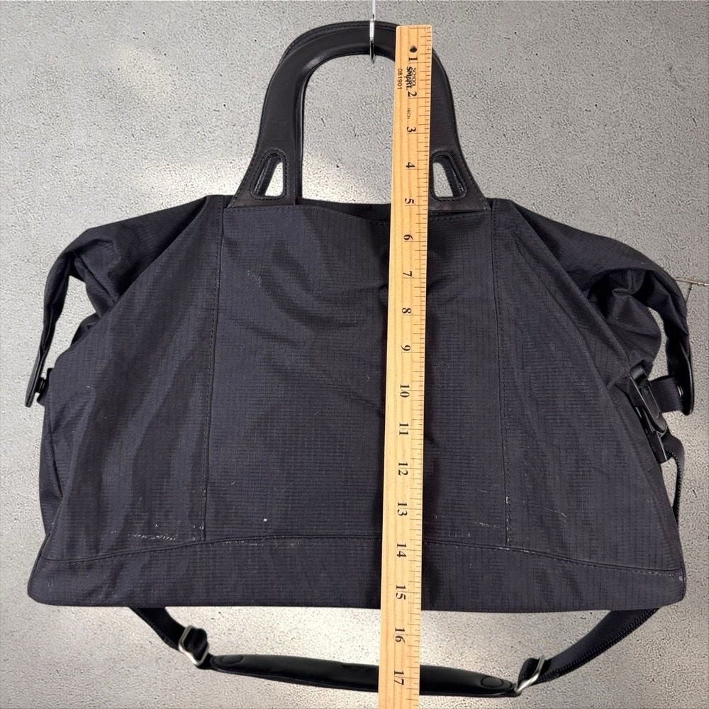 Tumi Alpha 2 Expandable Travel Satchel Duffle Duffel Bag Black - Picture 5 of 8